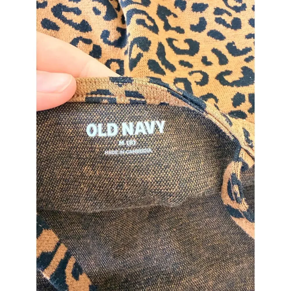 Old Navy Girls' Cheetah Print Sleeveless Dress Size 8